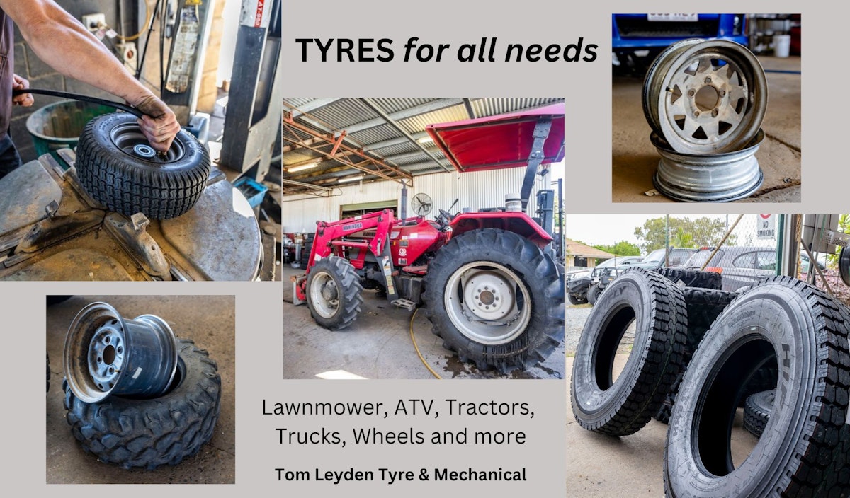 Tyres and wheels for all types of vehicles available from Tom Leyden Tyre & Mechanical